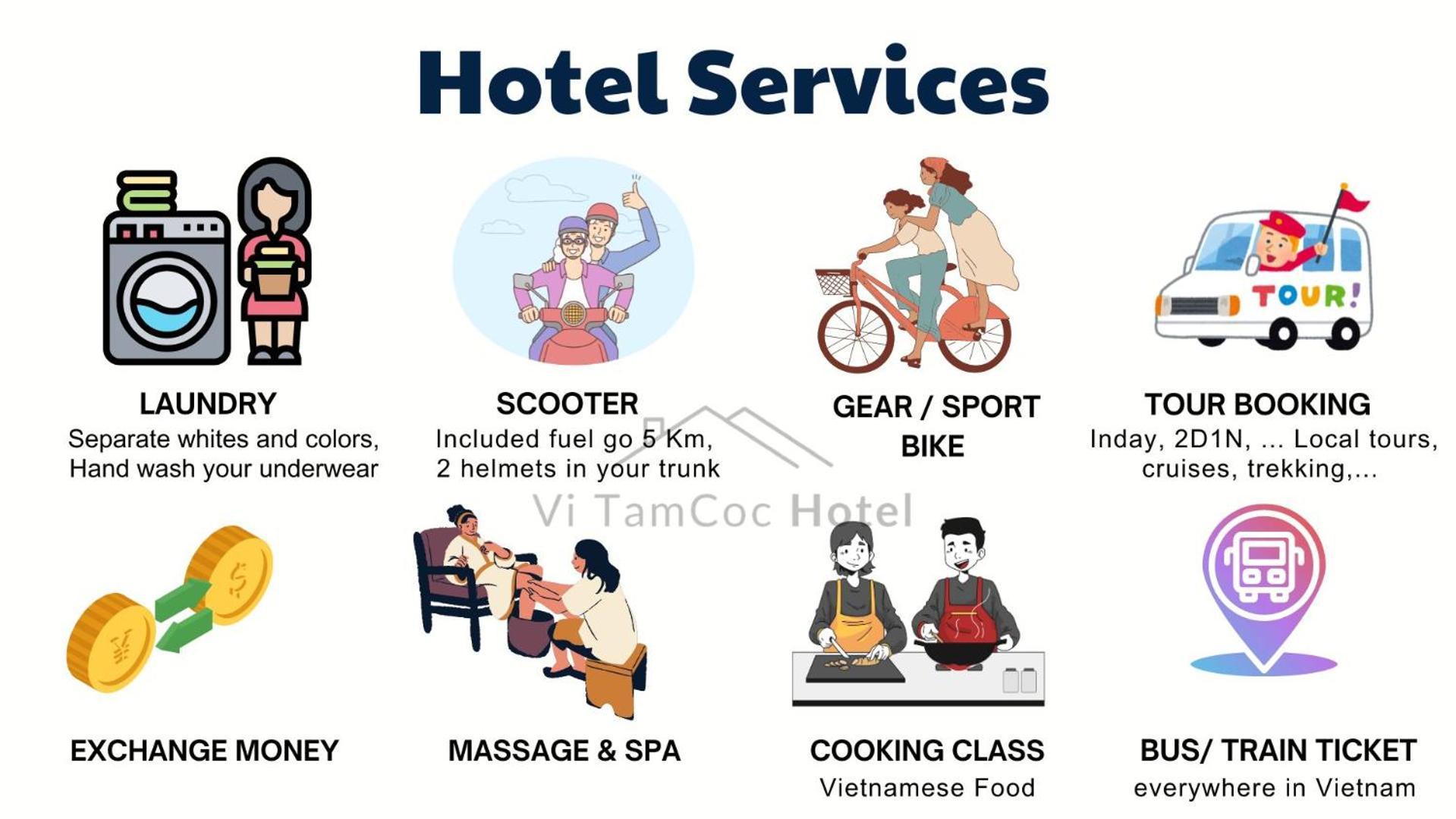 VI Tamcoc Hotel Ninh Binh Eksteriør bilde
